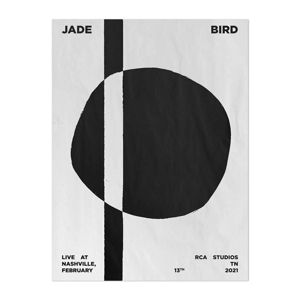 SIGNED LIMITED EDITION 'JADE BIRD LIVE AT RCA STUDIOS, NASHVILLE' POSTER